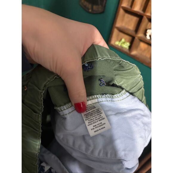 Chubbies Green All Over Chicken of the sea Shorts Mens Size XL Elastic Waist - Picture 5 of 5